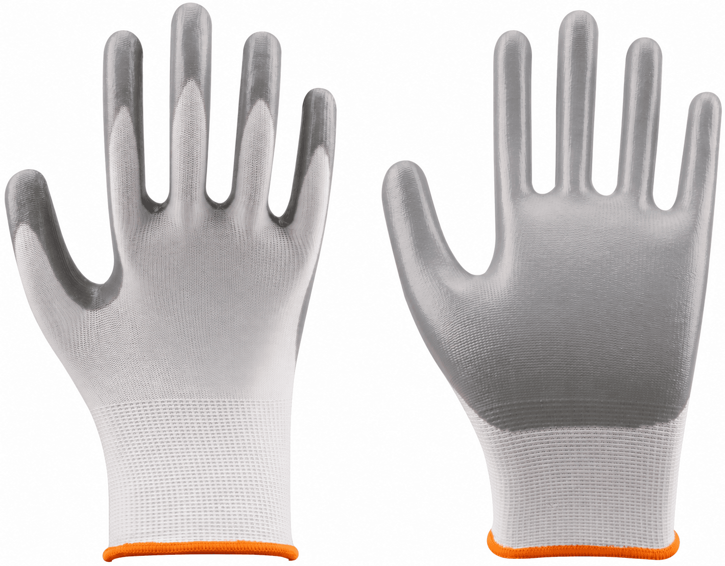 13-Gauge Polyester Smooth Nitrile Glove