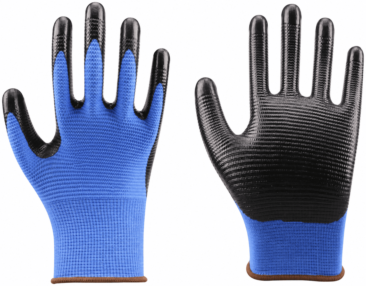 13-Gauge Polyester U3 Smooth Nitrile Glove