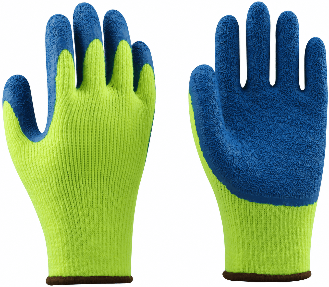 7-Gauge Acrylic Terry Latex Crinkle Winter Glove